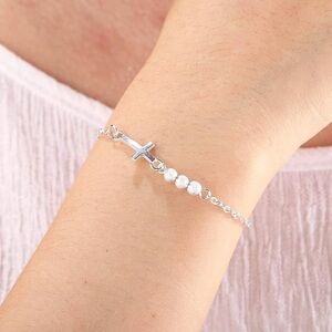 Beaded Cross Bracelet